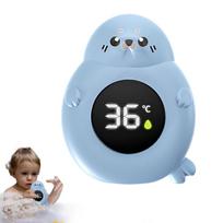 Baby Bath Temperature Monitor LED Display Bath Thermometer Cartoon Digital Water Temperature Meter Bath Floating for Kids Toddle