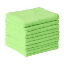 1-20Pcs Microfiber Towels Car Wash Quick Dry Cloth Towel Household Cleaning Cloths Auto Detailing Polishing Cloth Home Clean 1PC žalia