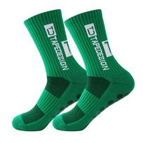 Thick Towel Bottom Suppresses Odor Glue To Sliding Football Socks One Size žalia