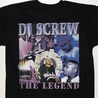 The Legend DJ Screw Music Shirt Black Classic Unisex S-5XL XXL gray