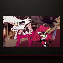 Vox Hazbin Hotel Mouse Pad Mousepad Gamer Speed Keyboard Office Non-slip Desk Pad120x60cm Pc Extended Carpet 30cmx60cm white