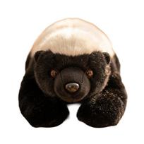 40Cm Black Ratel Plush Toy Stuffed Wild Animal Like Real Plushie Back Support Pillow Home Decor Man Present 40cm beige