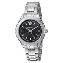 Versace Moteriškas Hellenyium Šveicariškas kvarcinis laikrodis 35mm V12020015 juoda