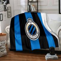 Club Brugge Fc Crest Flannel Blanket, Soft Polyester, Modern Design, All-Season for Camping, Travel, Gifts for holidays or birthdays 75x90cm