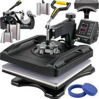 VEVOR Heat Press Machine 38.1x38.1 cm 8 In 1 Heat Press 1000W Sublimation Machine 360 degrees Rotation Swing Away Heat Press 8 In 1 Shirt Printing juoda