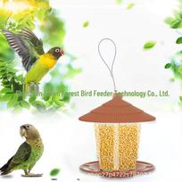 Hot-Selling Snap-On Automatic Outdoor Bird Feeder - Creative, Lazy Bird Feeder gray