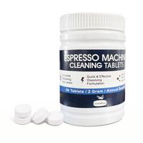 50 Coffee Machine Cleaning Tablets,Removes Grease,Residues from Pipes,Suitable for Fully Automatic,Semi-Automatic Coffee Machine 1 Bottle 50 Pieces white