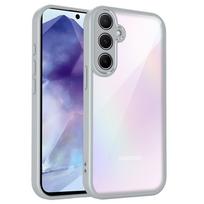 For Samsung Galaxy S25 FE S25FE Case Air Cushion Shockproof Silicone Bumper Clear Matte Back Cover Hard Case for Samsung S25 FE Pc + tpu&Galaxy S25 FE pilka spalva