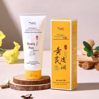 TWG Astragalus Hydrating Cleansing Milk - Moisturizing, Non-Greasy Face Wash for Students yellow