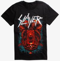 Slayer GOAT SKULL T-Shirt Heavy Metal Band NEW Licensed & Official  Unisex T-Shirt L black