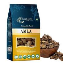 Birju Mahavir Organic Amla Sabut/Indian Gooseberry, 1 kg, Natural (BMKB-214) 1KG black