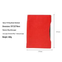 Cross PU A4/A5 Ring Binder Notebook - Business Meeting Minutes, Multifunctional, Custom Logo Option