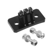 Skydiving Helmet Camera Mount Adjustable Bracket For Action Cameras Secure Fit Lightweight Aluminum Alloy blue