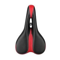 Shock Absorbs Comfortable Ventilate Hole Bicycles Saddles Hollow Bikes Seat Cushion for Mountain Bikes Road Bicycles raudona