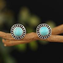 Trendy European Retro Rock-Style Unisex Dangle Earrings brown