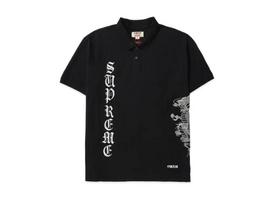 Supreme x The Great China Wall Dragon Polo  Black L black