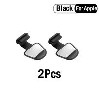 2/4/6pcs Mobile Phone Silicone Dust Plug for IOS Type-C llphone Charger Dock Stopper Cap Dustproof Protector For iphone 14 13 black