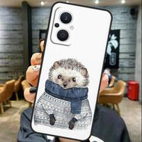 Hedgehog Case For OPPO Reno 15 14 13 10 11 Pro 12 F 13F 14F 15F 7 8 Lite OPPO Find X9 X8 X5 Pro Cover For OPPO Reno7 Lite black