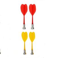 6pcs 8.5cm Bullseye Target Game Flights Darts Strong Magnetic Safe Tips yellow #1