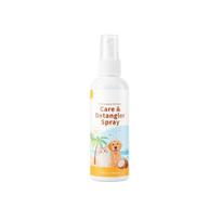 Pet Detangling Spray No Rinse Leave-In Conditioner with for Dogs and Cats - Smooths and Softens, Reduces and Matting One Size white