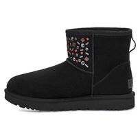UGG Classic Mini Stud Ii Rivets Snow Boots Black Women's 1119101-BLK 36 black