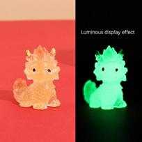 Year Of The Dragon Luminou Dragon Kirin Dragon Micro Landscape Ornaments Auspicious Beast Dollhouse Desktop Decor New Year Gifts