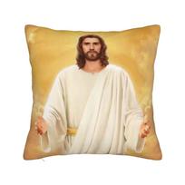 Orthodox Cross Square Pillow Case  Jesus Christ Cushion Covers Funny Zippered Decor Pillowcase for Home cm 30cmx30cm(12x12Inch)