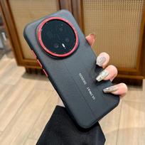 Ultimat Design Skin-Friendly Leather Case for Honor Magic 8 Pro 8 magic 7 pro 7 Skin-Friendly Raised Edge Camera Lens Cover Honor Magic8 juoda