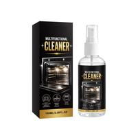Multi-purpose cleaning liquid works to clear grime and stains across all kinds of household surfaces. black