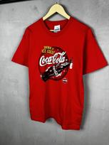 Vintage blank screen stars Coca-Cola funny t shirt 90s Unisex T-Shirt S gray