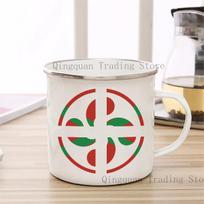 Lauburu Basque Country Cross Ikurrina Euskal Herria Eu Spain Enamelled cup Coffee Mug 11oz Ceramic   Cocoa Cup Handle Tea Cup Cup
