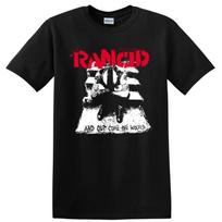 Rancid Punk Rock Band Graphic T Shirt Red White Logo Music Fan Vintage Art Tee 2XL