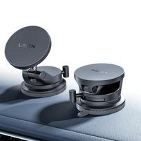 LISEN [Stabiliau] Siurbtukas Telefono Laikiklis Qi2.2 25W Belaidis Automobilinis Įkroviklis iPhone 17 16, 15W iPhone 17e 15 14 13 12 YL0225090001 gray