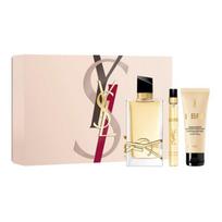 Yves Saint Laurent Libre Eau De Parfum Set 90ml Perfume+10ml Perfume+50ml Body Balm