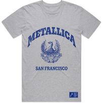 Metallica T-Shirt: College Crest OFFICIAL NEW 2XL white