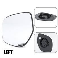 LH Heated Rearview Mirror Glass w/ Backing Plate For Mitsubishi Outlander 14-20 gray