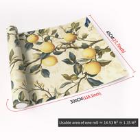 45X300cm Mažas gaivus miegamojo svetainės sienų dekoratyviniai tapetai PVC vandeniui atsparūs lipnūs sienos lipdukai Vaikų kambario tapetai 45CM*300CM beige