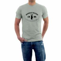 Scumbag College T-shirt. Young Ones Rik Mayall Tee.  University Challenge XL gray