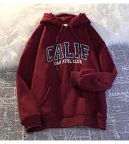 Thickened Fleece Oversize Men's Hoodie Casual Loose Style Student Outerwear Trendy Autumn Winter New Arrival from China XL black