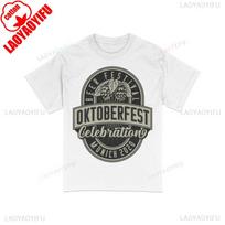 Oktoberfest Beer Festival Munich 2020 TShirt Vintage Hops Emblem Tee Craft Lover Gift Casual Brewery Shirt Cotton Printed Top S gray