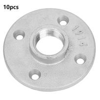 10Pcs DN20 4 Holes Flange Base Hardware Tool 3Celsius4   British Screw Thread