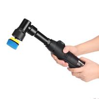 12V RO/DA Micro Cordless Mini Car Polisher Cordless Scratches Killer Car Polishing Machine with 2 Battery for Sanding black