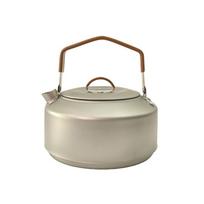 Titanium-Plated Outdoor Cookware Set: Camping Stove, Pot, and Kettle beige