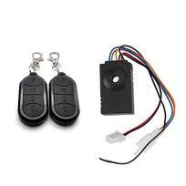 Apsaugos nuo vagystės elektrinio dviračio apsaugos E-dviračio signalizacijos sistema su dviem nuotolinio valdymo pulteliais motociklui, motoroleriui gray