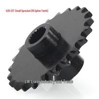 150CC ATV Beach Car GY6 Engine Sprocket 19T, 428-23T Starter Gear black