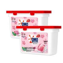 OMO Natural Workshop Cherry Blossom Laundry Pods, 100 Count red