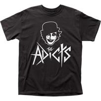 The Adicts Monkey Unisex T-shirt Music Classic Concert Rock Band Tee New Black S įvairiaspalvis