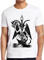 Baphomet Sabbatic Goat Of Mendes Occult Retro Cool Top Tee T Shirt 2463 S įvairiaspalvis