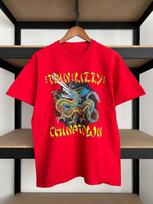 Vintage 2009 Thin Lizzy Chinatown Dragon 1980 Red Tshirt ZL485 FREE SHIPPING L