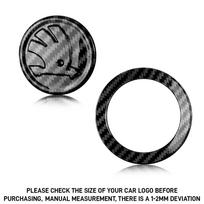JOON9 ABS Car Steering Wheel Center Cover Badge Sticker Accessories For Skoda Kodiaq Octavia Enyaq Kamiq Scala Rapid Superb Karoq MK2 For SKODA gray